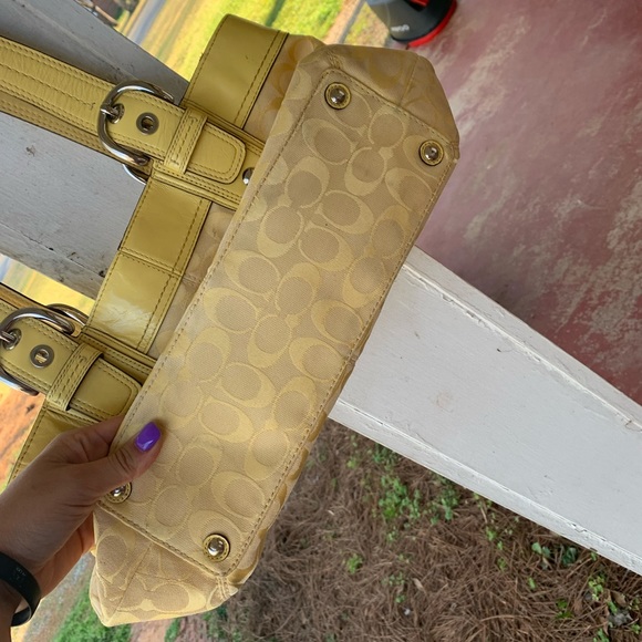Yellow Coach Purse - Picture 3 of 5
